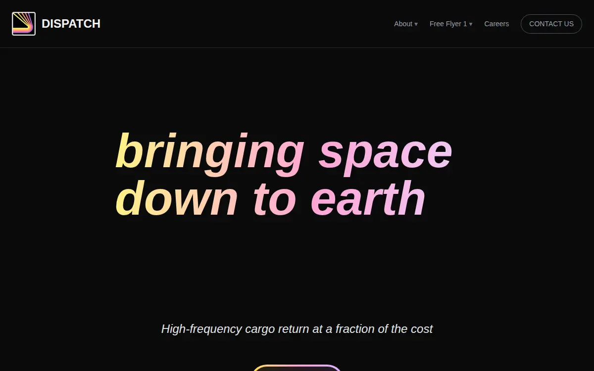 Homepage of Dispatch Space Technologies CORP