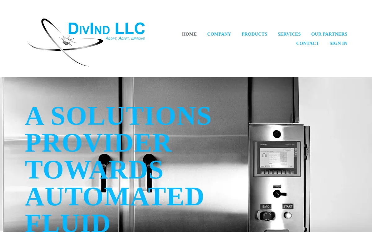 Homepage of Divind LLC