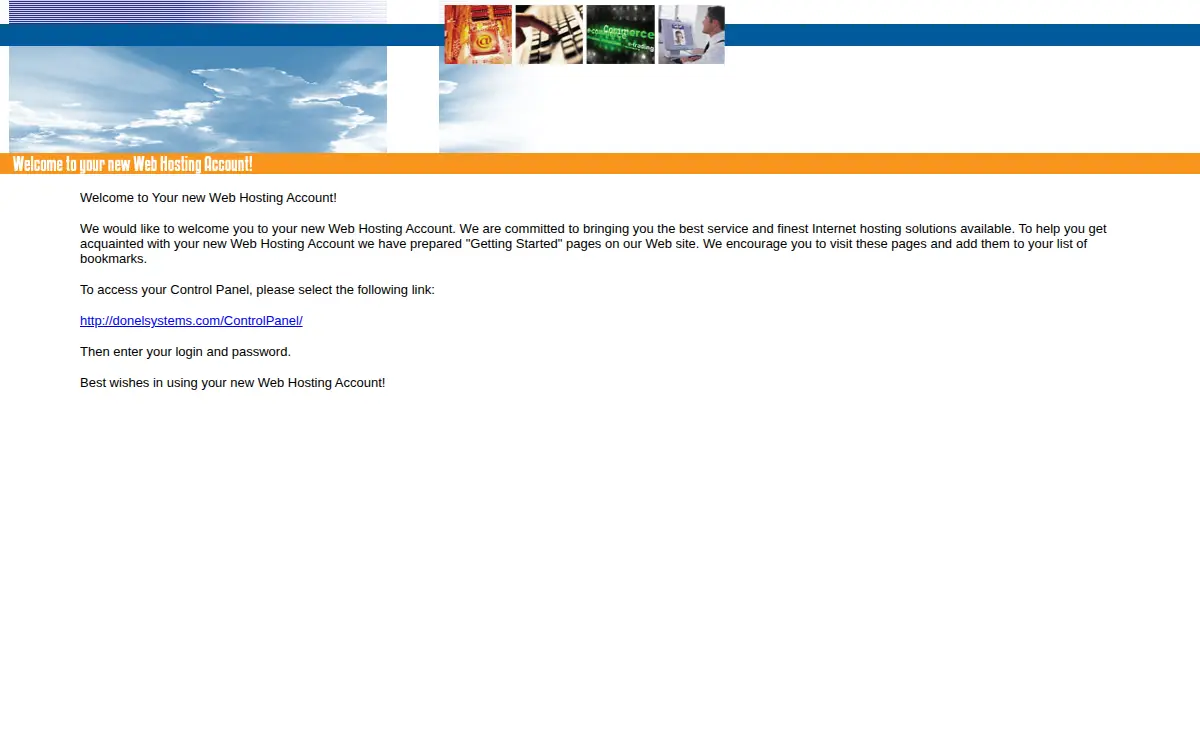 Homepage of Donel Systems LLC