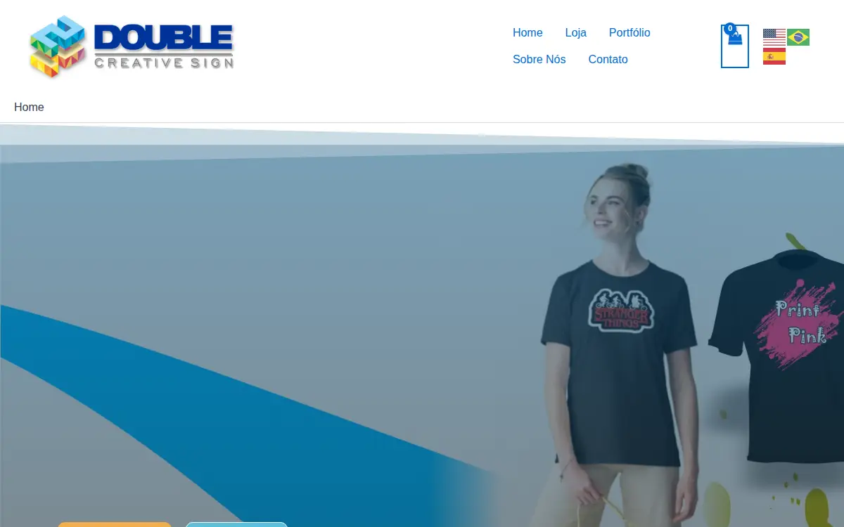 Homepage of Double Creative CORP