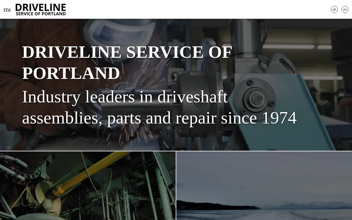 Homepage of Drive Line Service of Portland, LLC.