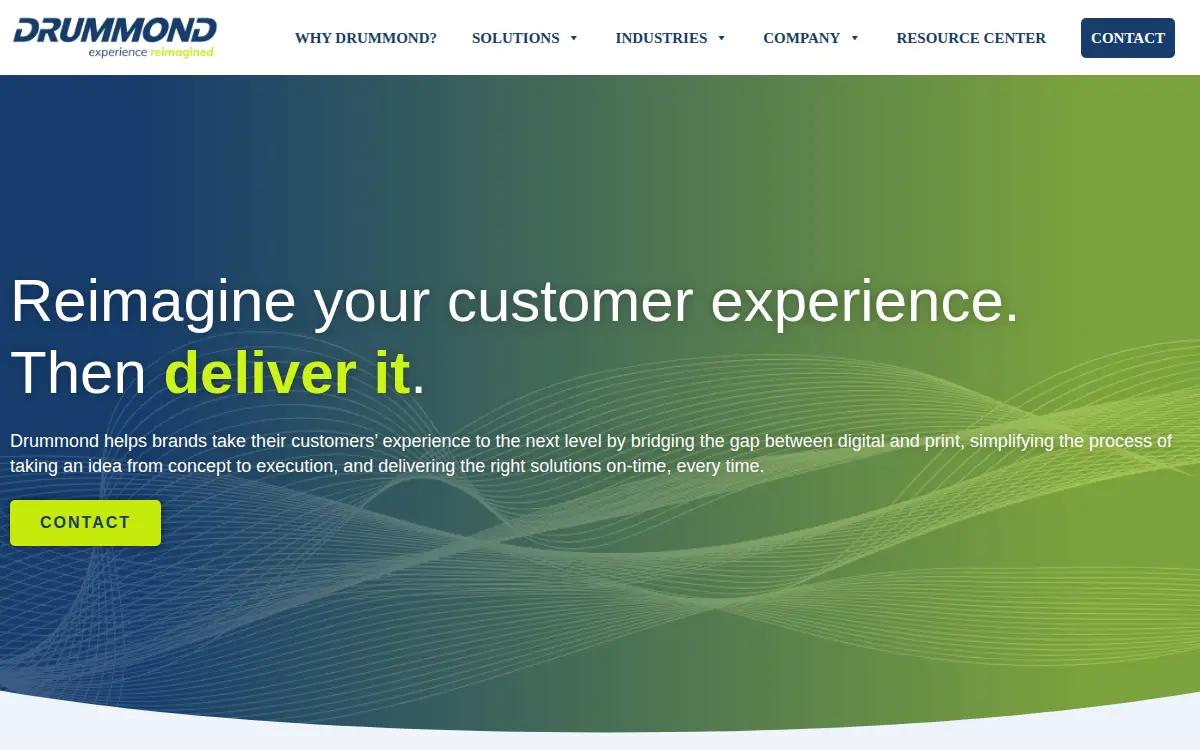 Homepage of Drummond Press, INC