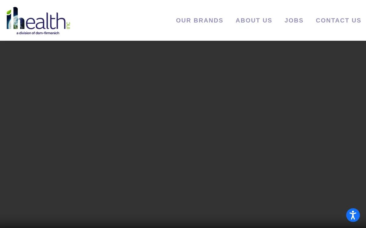 Homepage of I-health, INC.
