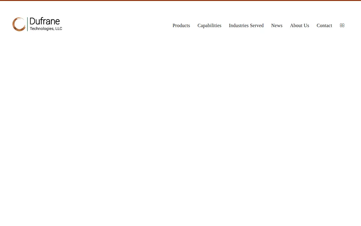 Homepage of Dufrane Technologies LLC