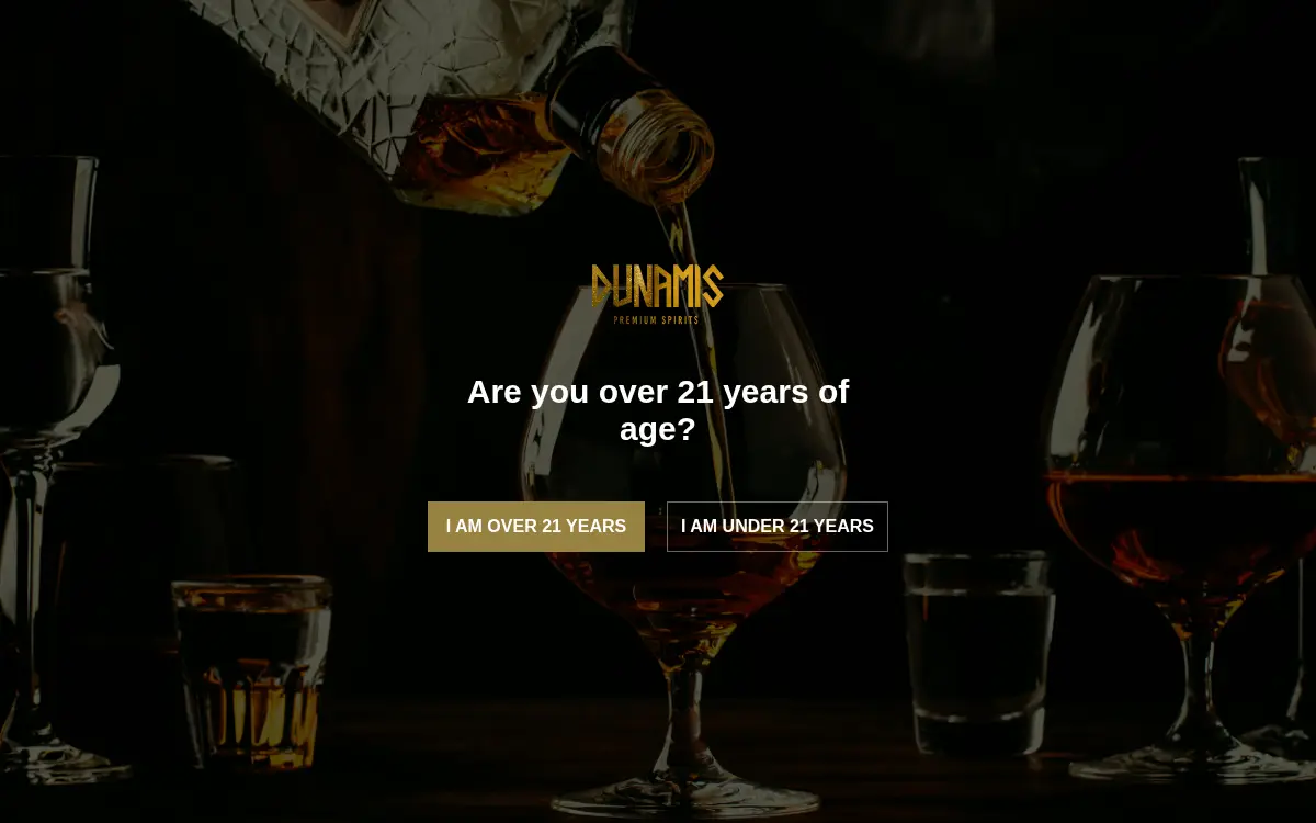 Homepage of Dunamis Premium Spirits, LLC