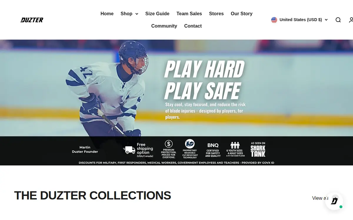 Homepage of Duzter LLC