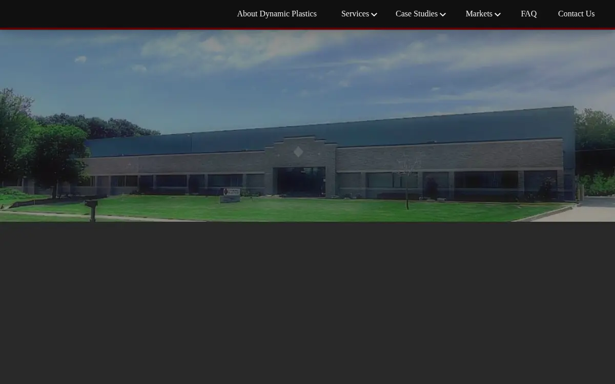 Homepage of Dynamic Plastics, INC