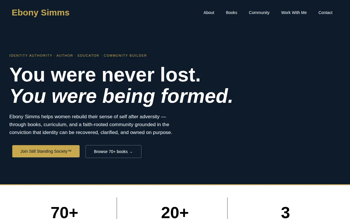 Homepage of Inner Voice Publishing LLC