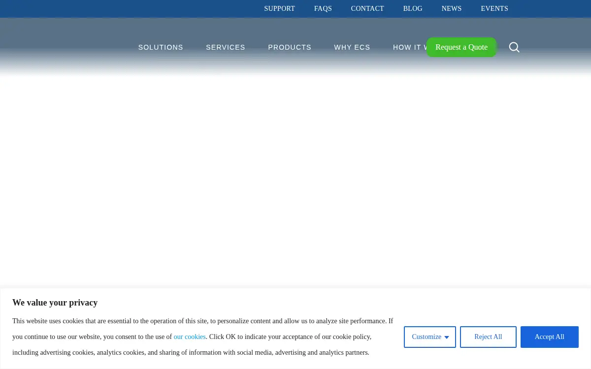 Homepage of E-control Systems INC.