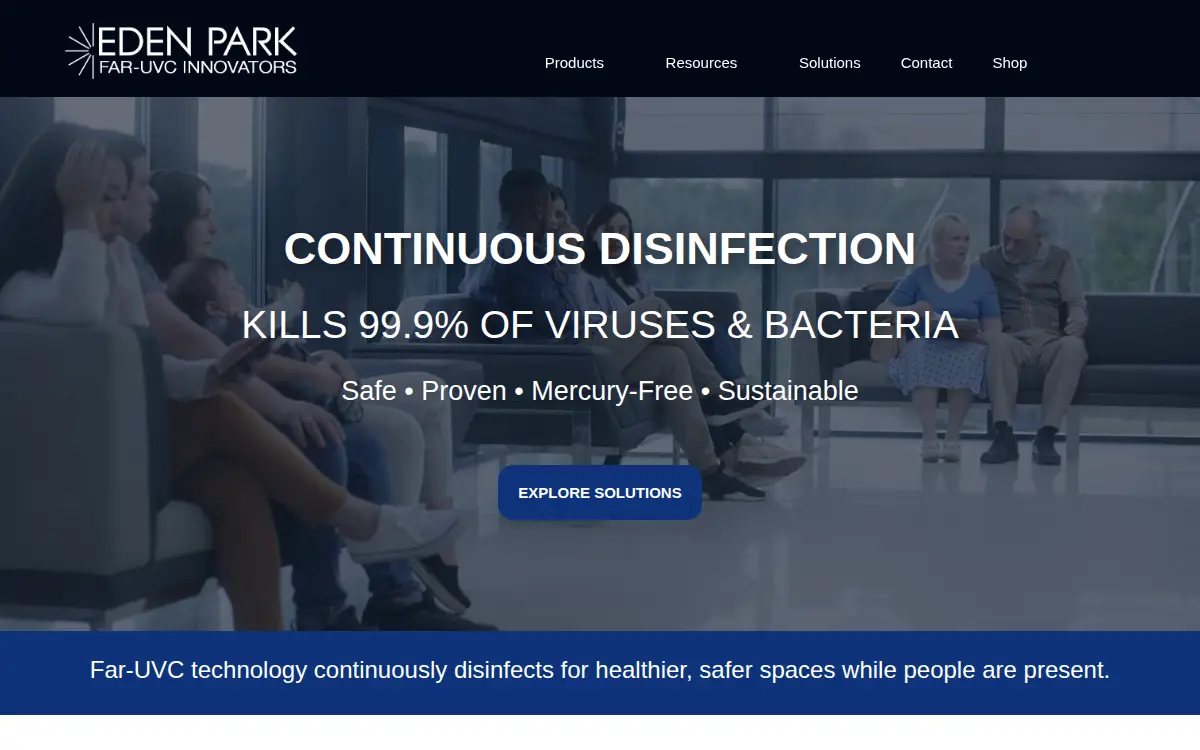 Homepage of Eden Park Illumination, INC.