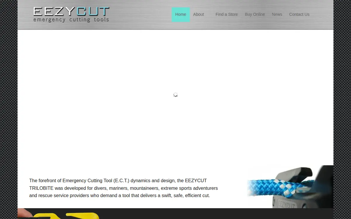 Homepage of Eezycut CO.