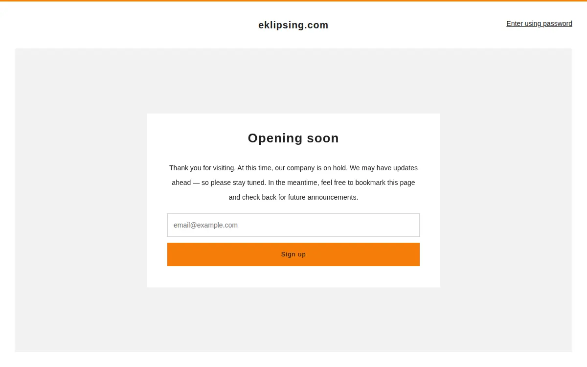 Homepage of Eklipse Solutions, INC.