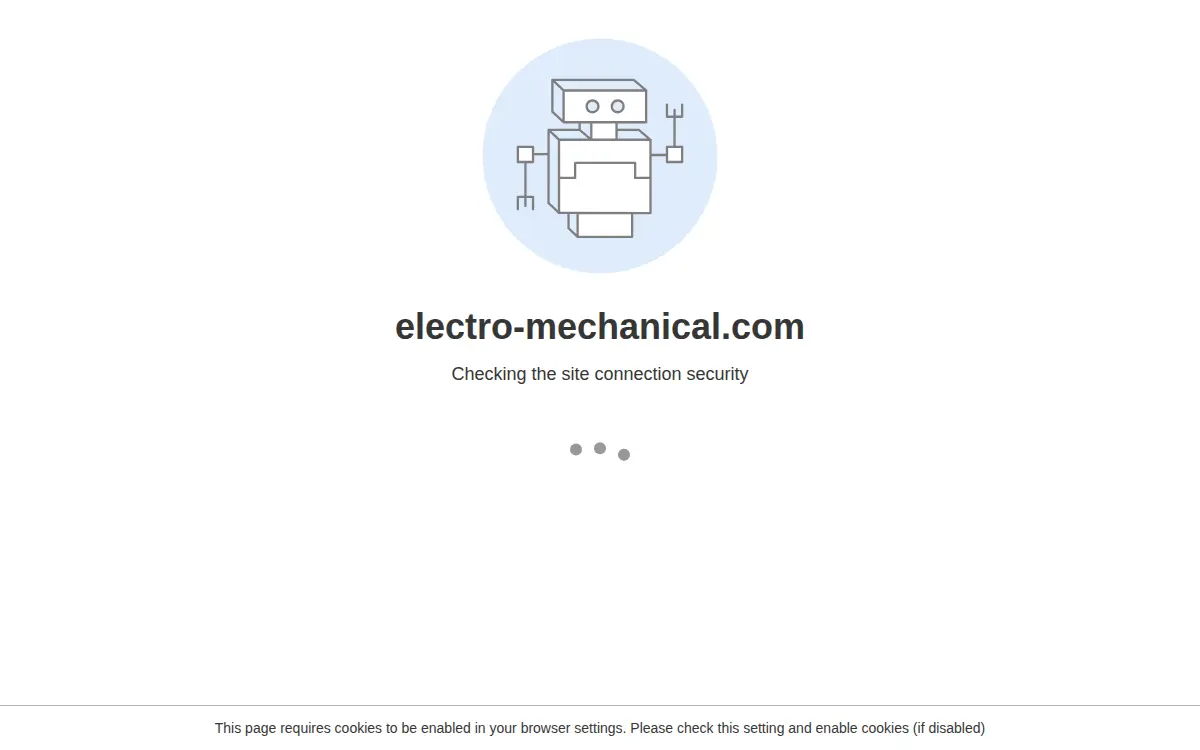 Homepage of Electro-mechanical, LLC