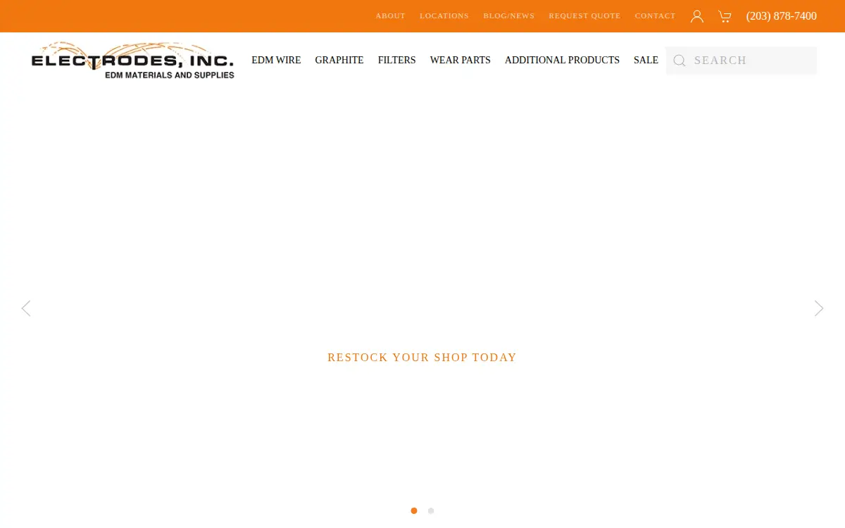 Homepage of Electrodes, Incorporated