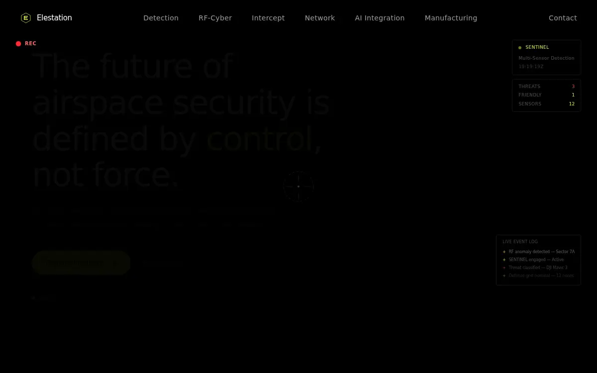 Homepage of Elestation, INC.