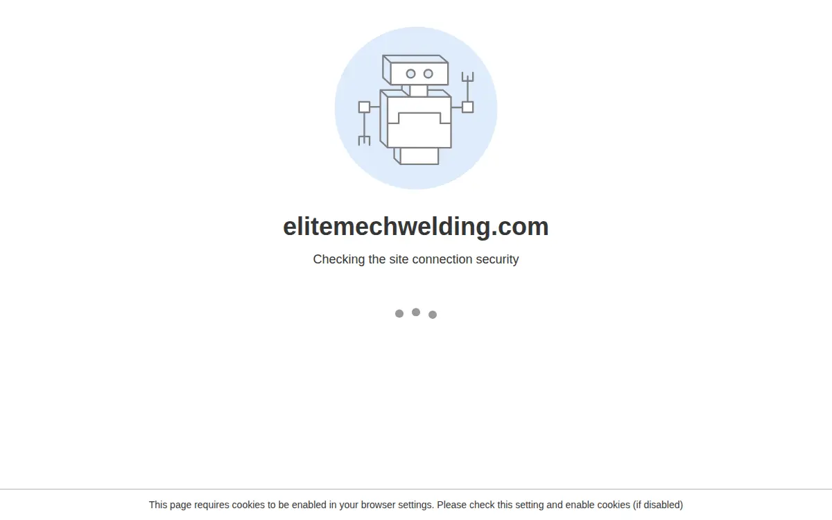 Homepage of Elite Mechanical & Welding, LLC