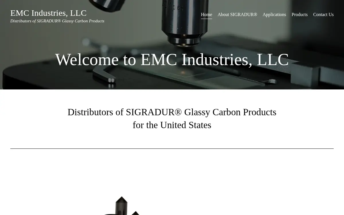 Homepage of Emc Industries Limited Liability Company