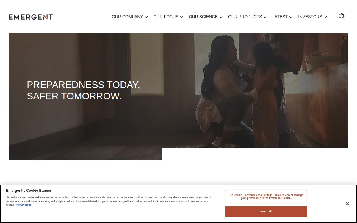 Homepage of Emergent Devices, INC.