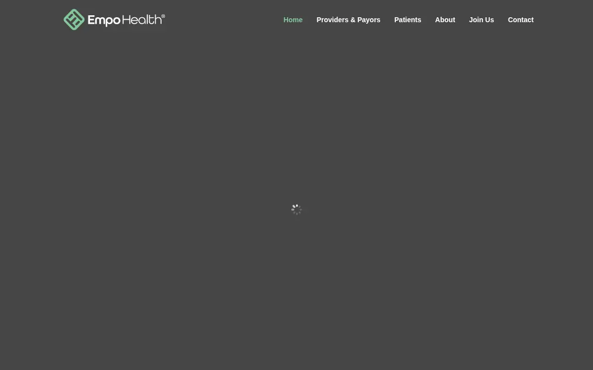 Homepage of Empo Health, INC.