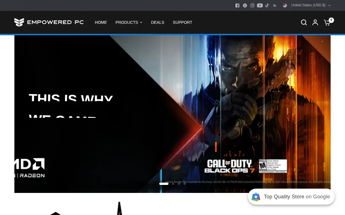 Homepage of Computer Upgrade King LLC
