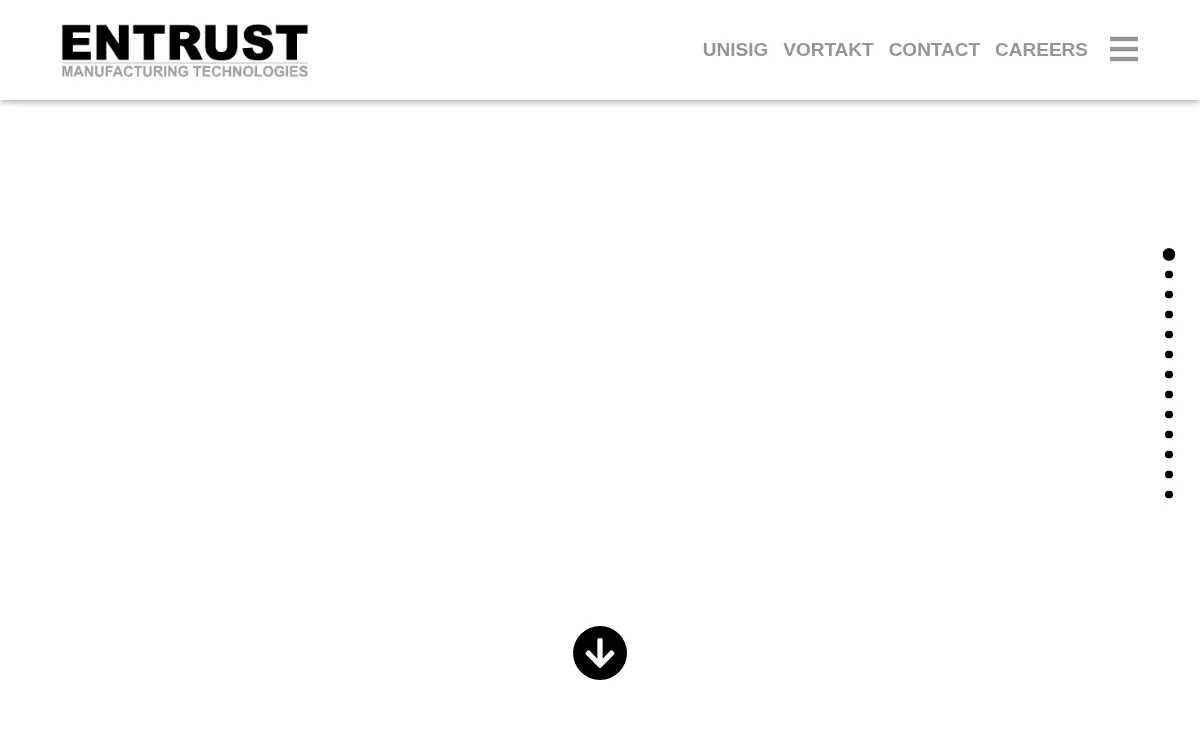 Homepage of Entrust Manufacturing Technologies, INC.