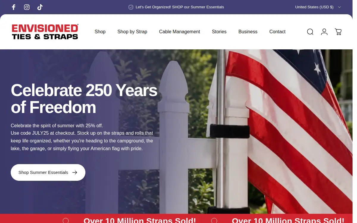Homepage of Envisioned Enterprises, INC