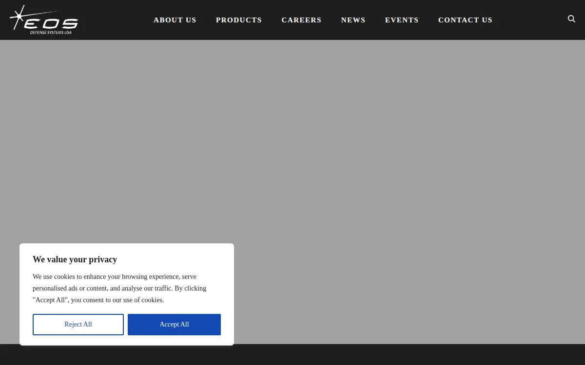 Homepage of Eos Defense Systems USA INC