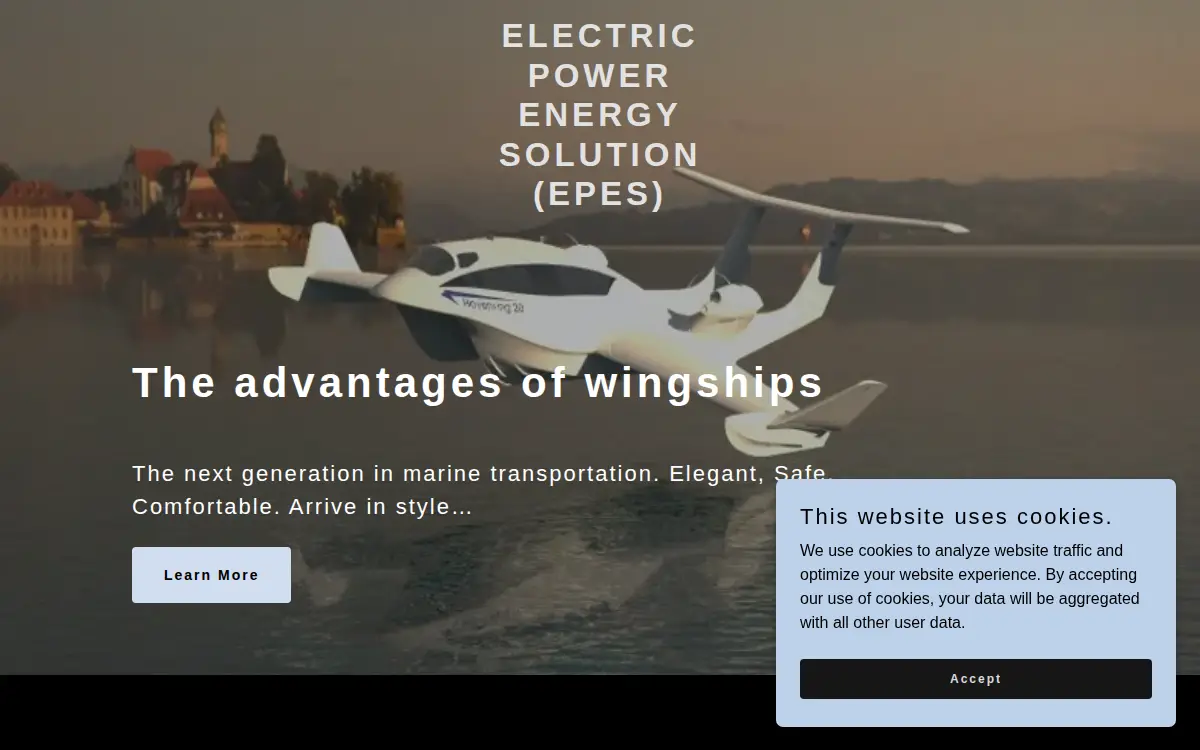 Homepage of Electric Power Energy Solution LLC