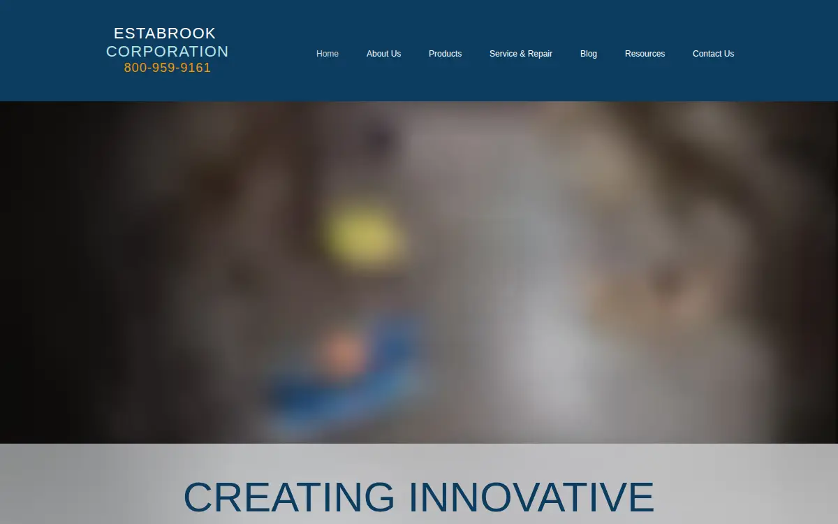 Homepage of The Estabrook Corporation