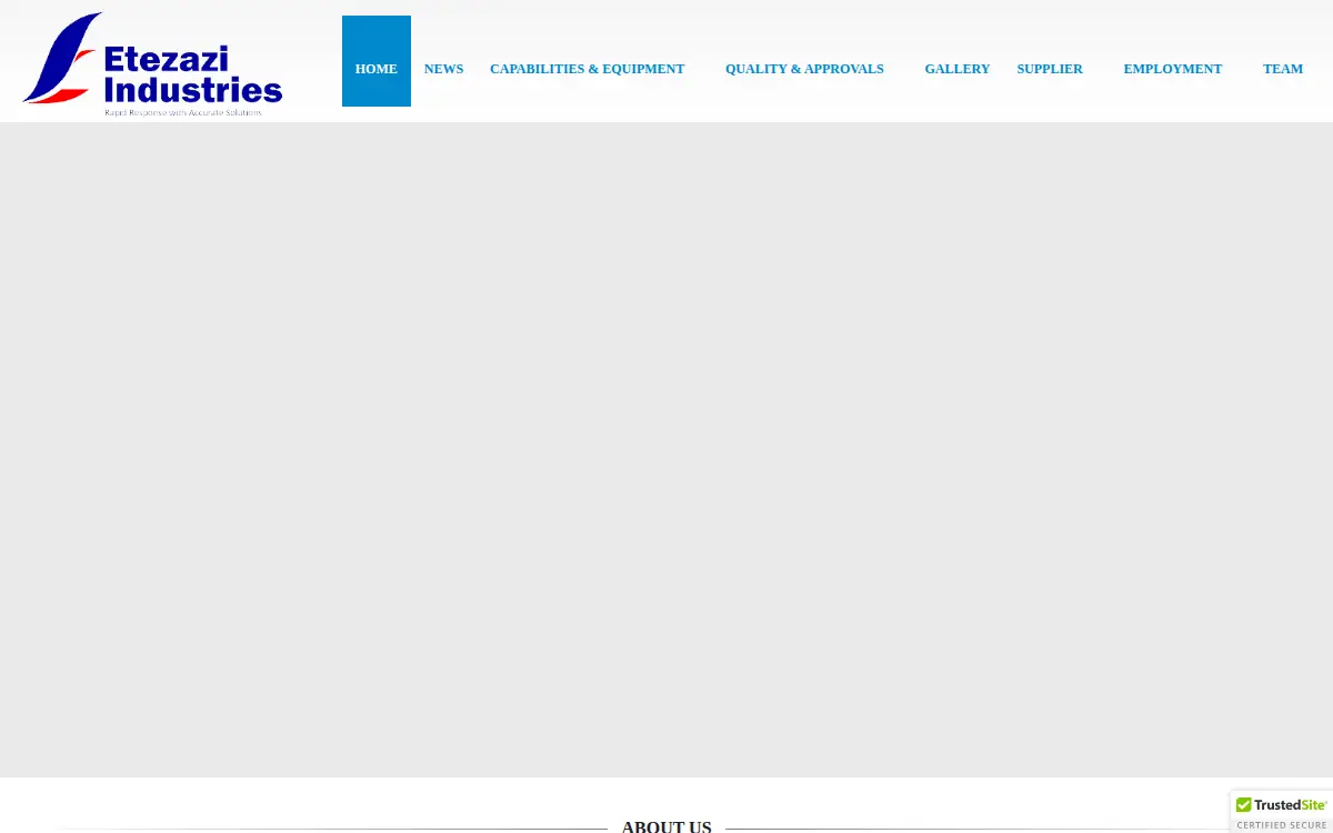 Homepage of Etezazi Industries INC