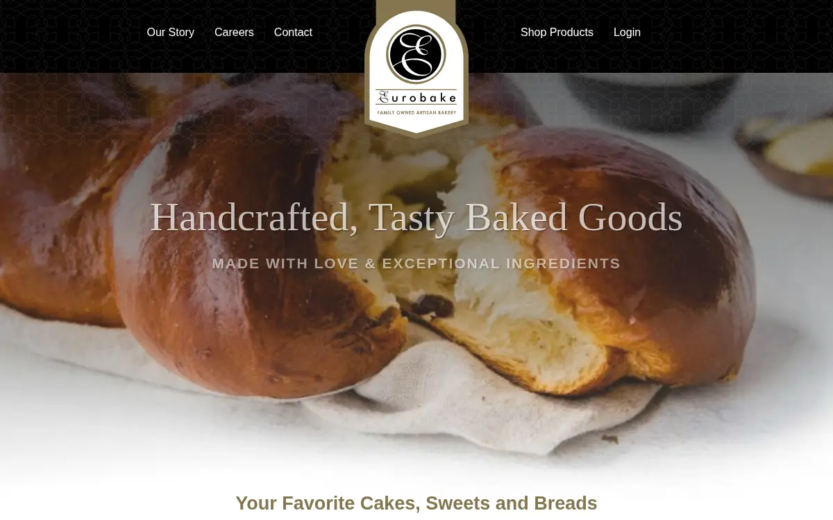 Homepage of Eurobake CORP