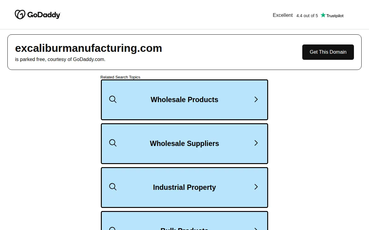 Homepage of Excalibur Outdoors, INC.