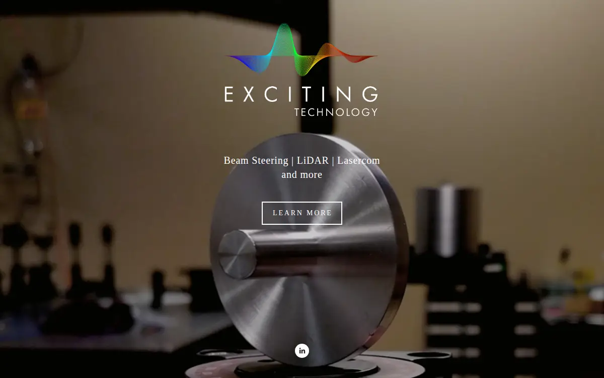 Homepage of Exciting Technology LLC