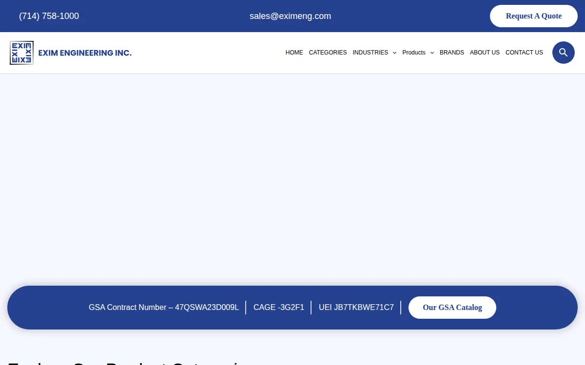 Homepage of Exim Engineering, INC.