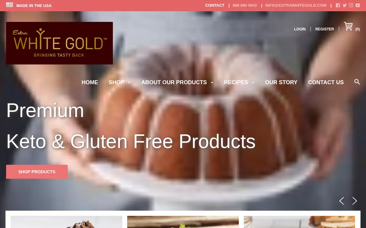 Homepage of Better Foods Jeyer LLC