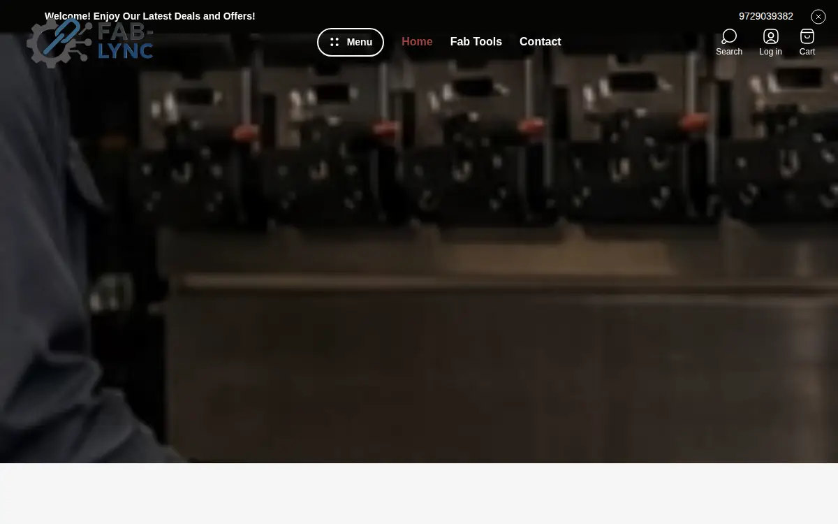 Homepage of Fab-lync LLC