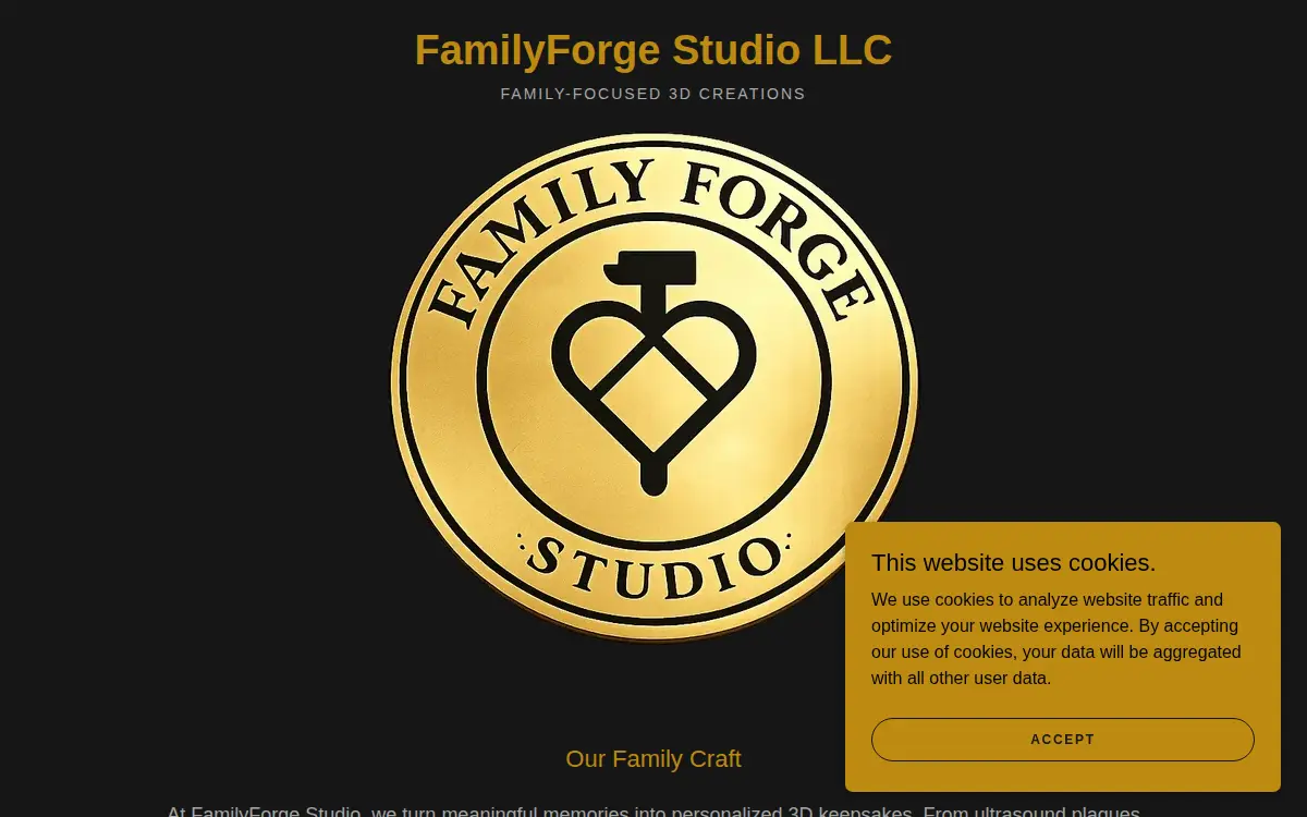 Homepage of Familyforge Studio LLC