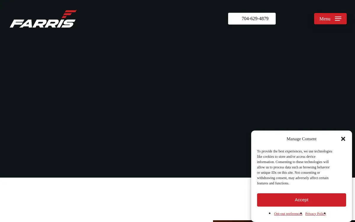 Homepage of Farris Fab & Machine, INC.