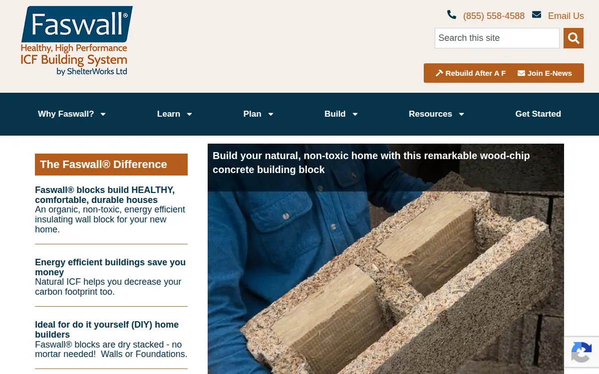Homepage of Shelterworks, LTD
