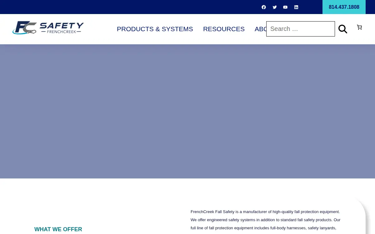 Homepage of Frenchcreek Production, INC.