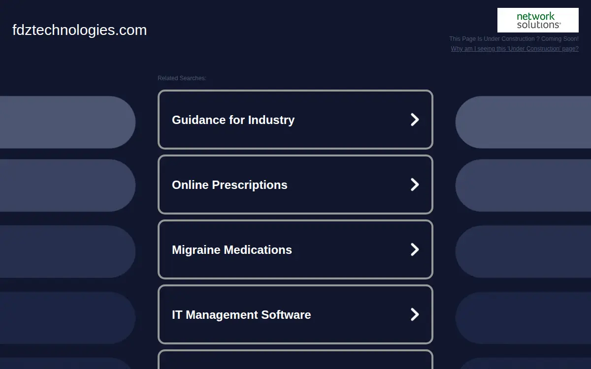 Homepage of Fdz Technologies LLC