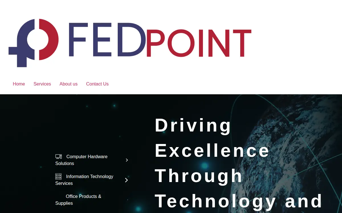 Homepage of Fed Point Solutions INC