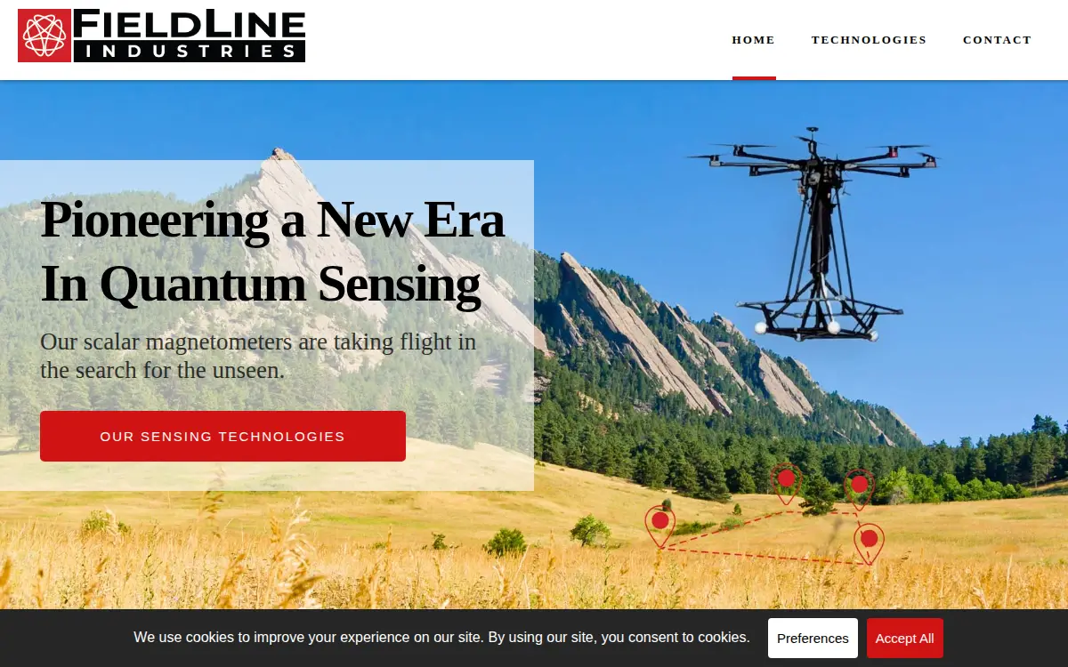 Homepage of Fieldline Industries INC