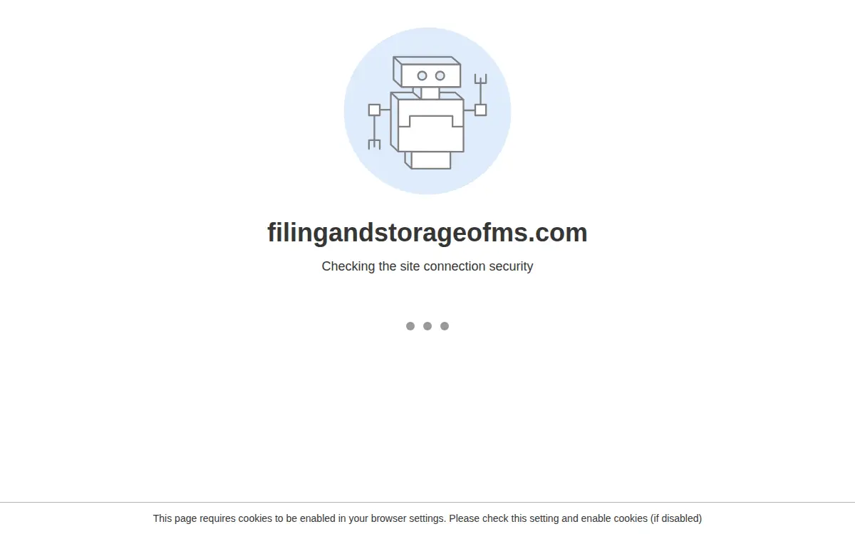 Homepage of Filing and Storage of Mississippi, LLC