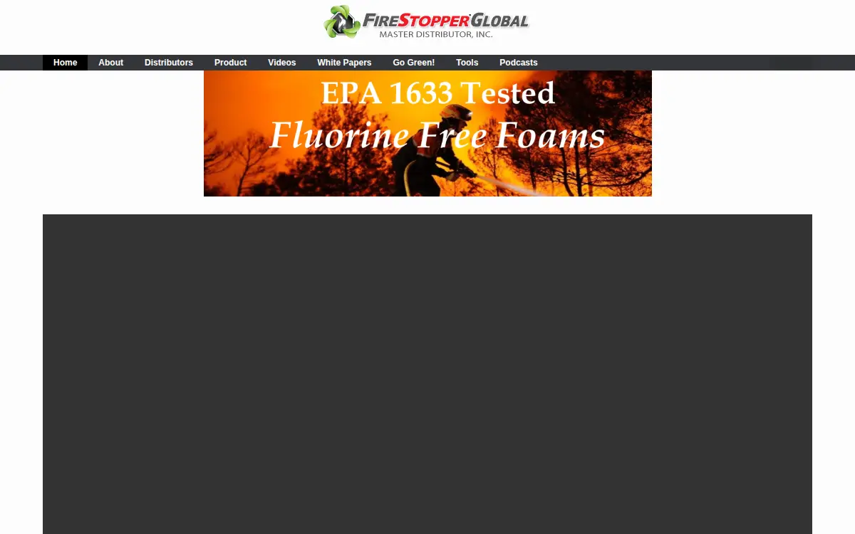 Homepage of Firestopper Global INC