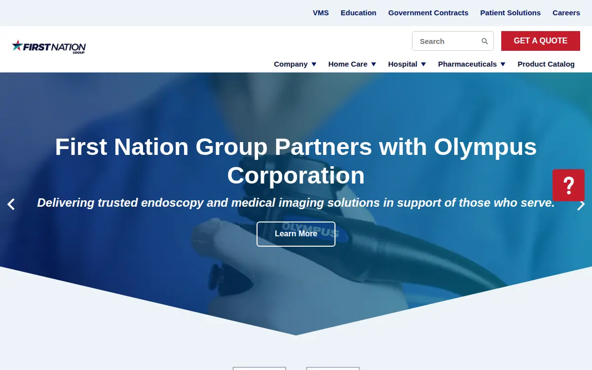 Homepage of First Nation Group LLC