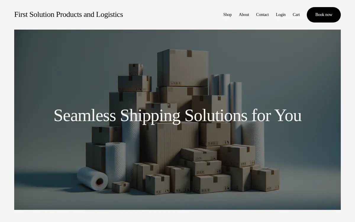 Homepage of First Solution LLC