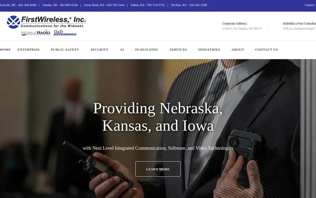 Homepage of First Wireless INC