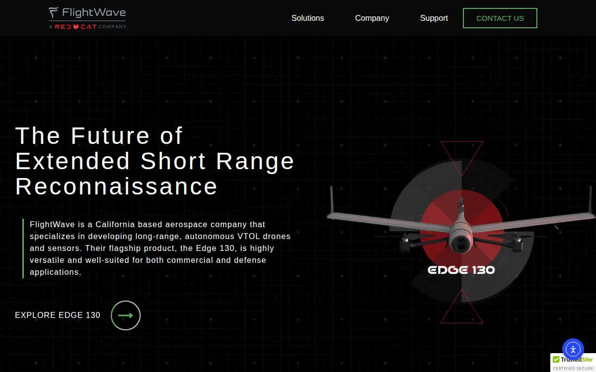 Homepage of Flightwave Aerospace Systems Corporation
