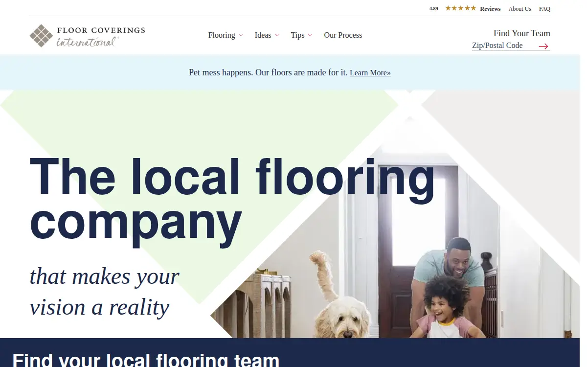 Homepage of Leading Edge Modernizations LLC